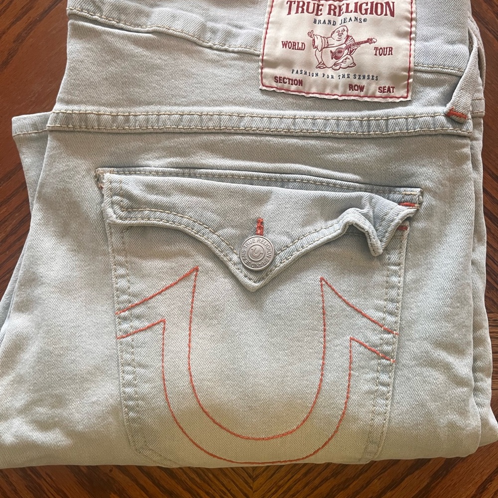 True Religion Light Blue Jeans sz34